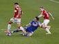 Cardiff City's Perry Ng in action with Middlesbrough's Marcus Tavernier on February 27, 2021