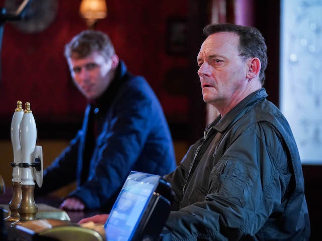 SATURDAY, MARCH 5 EMBARGO: Billy and Jay on EastEnders on March 12, 2021
