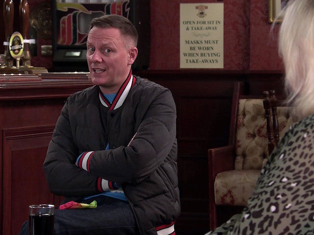Sean on the second episode of Coronation Street on March 8, 2021