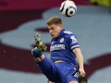 Harvey Barnes in action for Leicester City on February 21, 2021