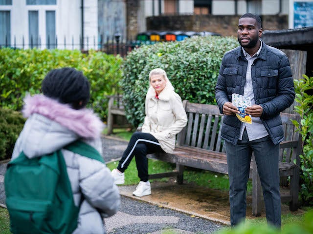 Isaac on EastEnders on March 11, 2021