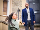 Lucas and Chelsea on EastEnders on March 12, 2021