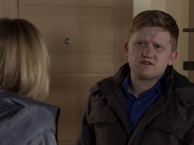 Chesney on Coronation Street on March 12, 2021