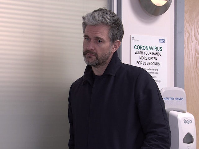Lucas on the first episode of Coronation Street on March 10, 2021