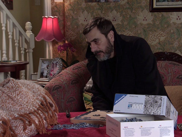 Peter on the first episode of Coronation Street on March 8, 2021