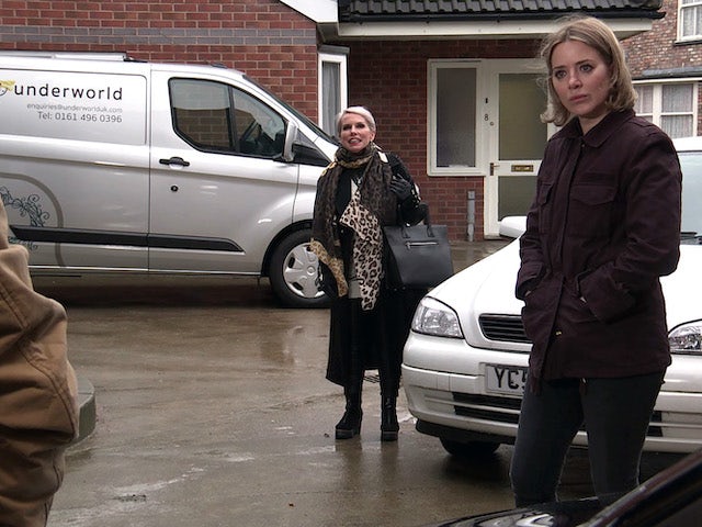 Debbie and Abi on the first episode of Coronation Street on March 10, 2021