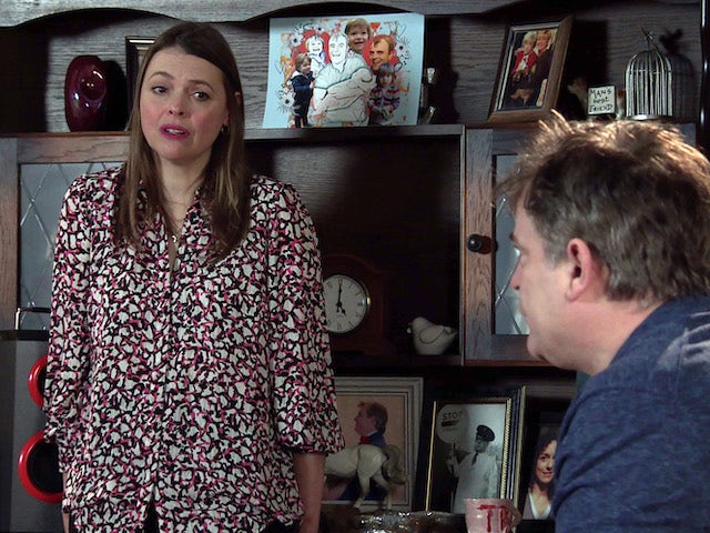 Tracey on the second episode of Coronation Street on March 10, 2021