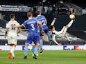 Tottenham Hotspur's Dele Alli scores against Wolfsberger in the Europa League on February 24, 2021