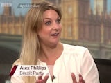 Alex Phillips appearing on Politics Live