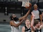 Brooklyn Nets guard James Harden shoots in the second half against the San Antonio Spurs on March 2, 2014
