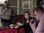 Tracy, Amy and Steve on Coronation Street on March 19, 2021
