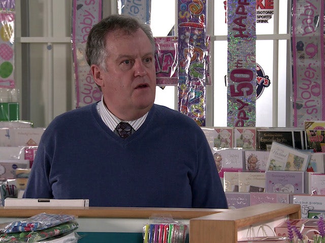 Brian on the first episode of Coronation Street on March 17, 2021