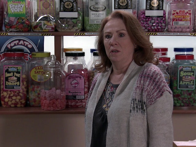 Cathy on the first episode of Coronation Street on March 17, 2021