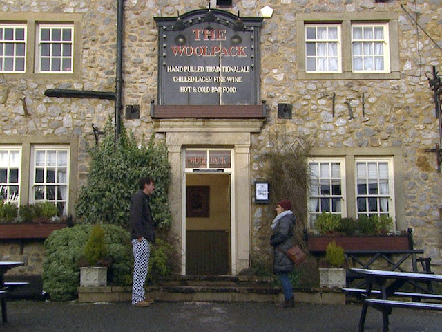 The Woolpack on Emmerdale on March 19, 2021