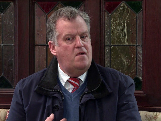 Brian on the first episode of Coronation Street on March 24, 2021
