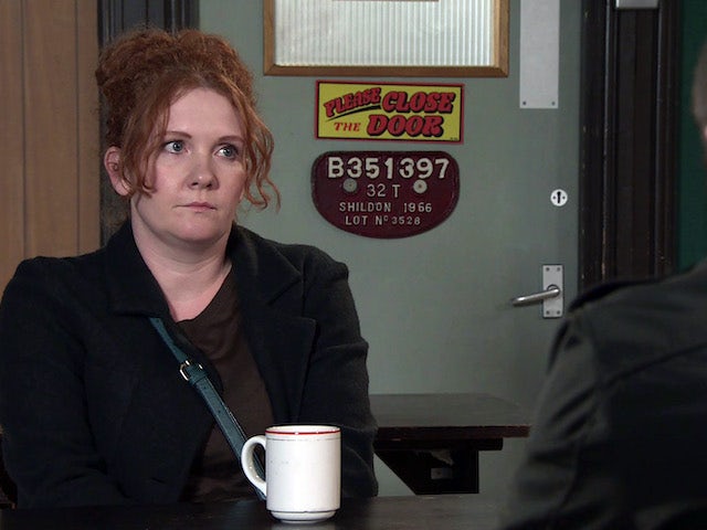 Fiz on the second episode of Coronation Street on March 22, 2021