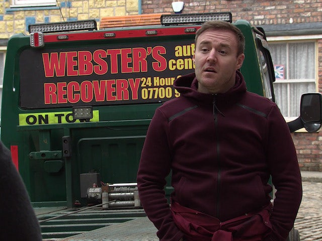 Tyrone on the first episode of Coronation Street on March 22, 2021
