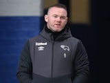 Derby County's manager Wayne Rooney before the match on March 6, 2021