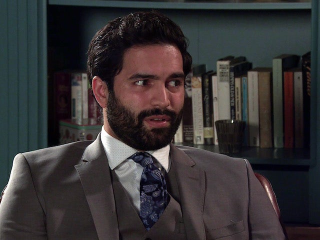 Imran on the second episode of Coronation Street on March 15, 2021