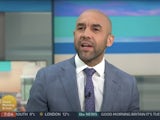 Alex Beresford on Good Morning Britain on March 9, 2021