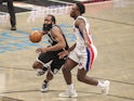 Brooklyn Nets guard James Harden in action on March 13, 2021