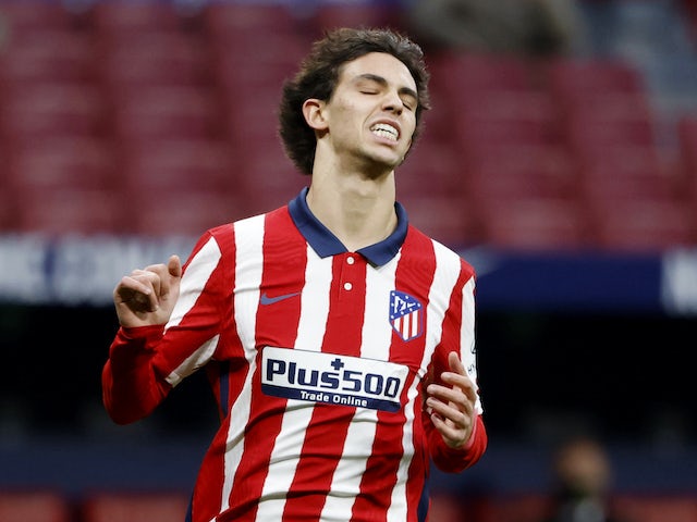 Joao Felix in action for Atletico Madrid on March 10, 2021