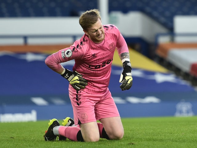 Jordan Pickford to miss Everton's clash with Crystal Palace
