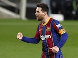 Lionel Messi in action for Barcelona on March 15, 2021