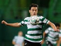 Sporting Lisbon's Pedro Goncalves in action on February 1, 2021