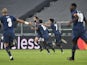 Porto's Sergio Oliveira celebrates scoring their second goal against Juventus on March 9, 2021