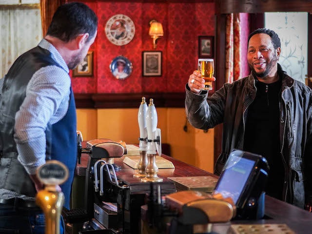 Mick and Mitch on EastEnders on March 22, 2021