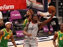 Washington Wizards guard Bradley Beal shoots the ball against the Utah Jazz on March 19, 2021