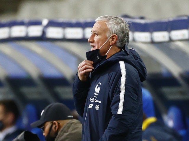 L'entraîneur de la France Didier Deschamps photographié le 24 mars 2021