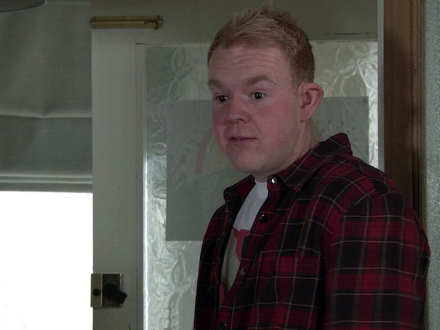 Craig on the first episode of Coronation Street on April 5, 2021