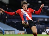 Jannik Vestergaard in action for Southampton on March 10, 2021