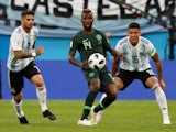 Nigeria's Kelechi Iheanacho in action at the 2018 World Cup