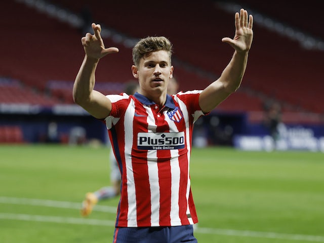 Atletico Madrid's Marcos Llorente pictured on March 10, 2021