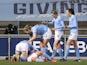 Manchester City's Chloe Kelly celebrates scoring their first goal against Reading in the Women's Super League on March 27, 2021