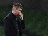 Republic of Ireland manager Stephen Kenny after the match on March 27, 2021