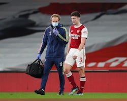 Kieran Tierney out for up to six weeks with knee problem