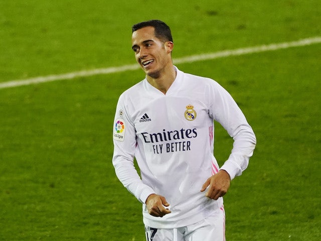 Real Madrid's Lucas Vazquez in action on December 20, 2020
