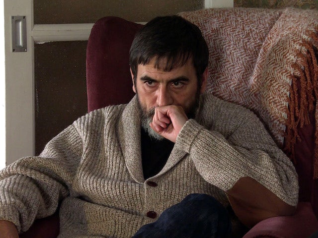 Peter on the first episode of Coronation Street on April 12, 2021