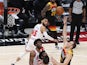 Utah Jazz forward Bojan Bogdanovic puts up a shoot in the fourth quarter against the Chicago Bulls on April 3, 2021
