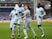 Chelsea's Kurt Zouma celebrates scoring their third goal against Crystal Palace in the Premier League on April 10, 2021