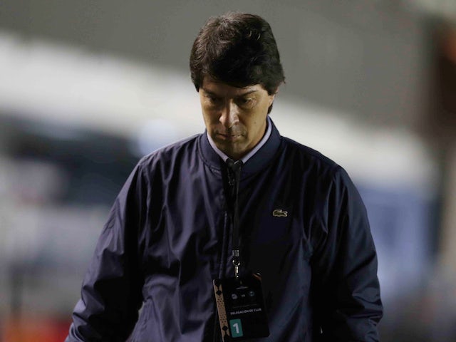 Daniel Garnero, now in charge of Club Libertad, pictured in September 2020