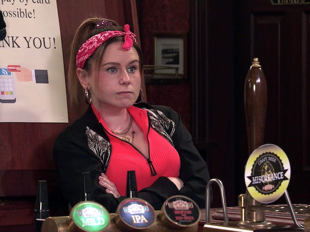 Gemma on the second episode of Coronation Street on April 21, 2021