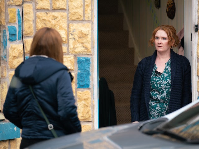 Fiz on the second episode of Coronation Street on April 21, 2021