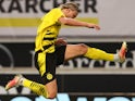 Erling Braut Haaland in action for Borussia Dortmund on April 10, 2021