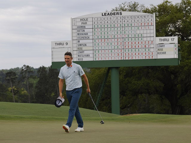 Justin Rose claims four-shot lead at Masters