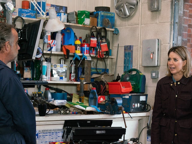 Kevin and Abi on the second episode of Coronation Street on April 28, 2021